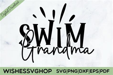 Download Free Swim Grandma Printable