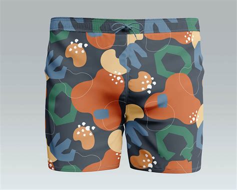 Download Free Swim Trunks Mockup Set PSD Templates Object Mockups