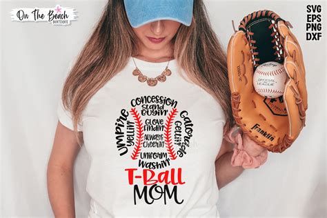 Download Free T-ball Mom For Crafts