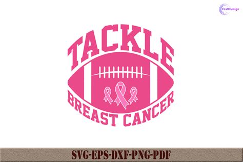 Download Free Tackle Breast Cancer Awareness Football Files For Crafts