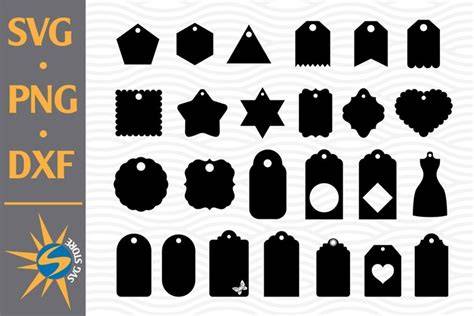 Download Free Tag Silhouette SVG, PNG, DXF Digital Files Include For Crafts
