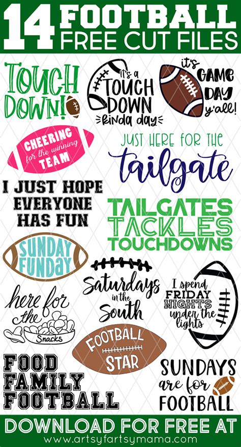 Download Free Tailgates and Touchdowns For Cricut