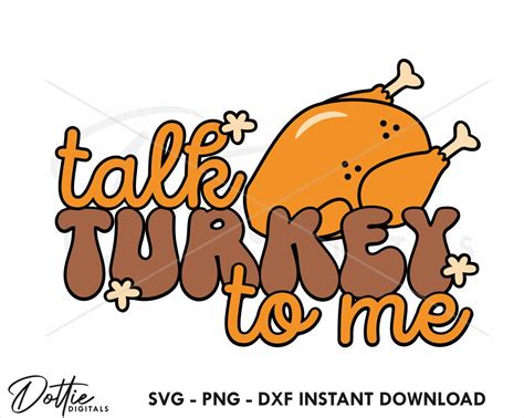Download Free Talk Turkey To Me Cutting File DXF Files