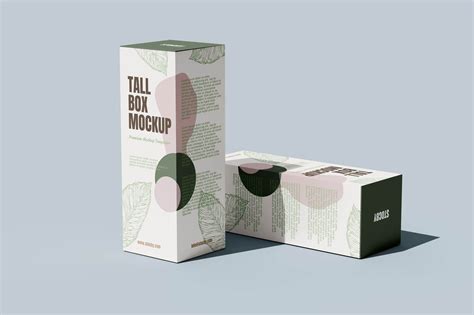 Download Free Tall Box Mockup Set PSD Templates Placeit PSD Files