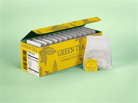 Download Free Tea Paper Box Mockup PSD Mockup Templates