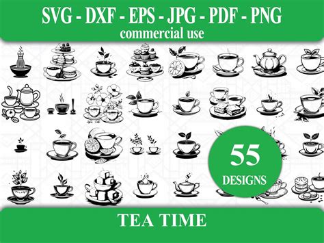 Download Free Tea time SVG bundle | M30 For Silhouette