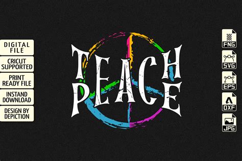 Download Free Teach Peace Commercial Use For Crafts