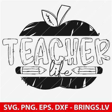 Download Free Teacher Life SVG files Cut Files