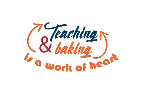 Download Free Teaching and baking is a work of heart Files Free PSD Mockups