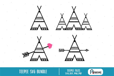 Download Free Teepee Set Commercial Use DXF Files