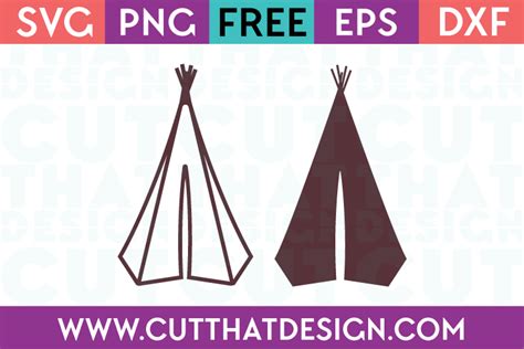 Download Free Teepee Set Cut Files