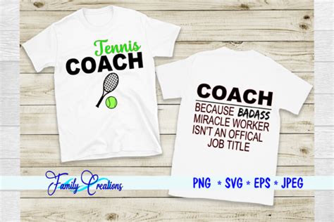 Download Free Tennis Coach Crafts