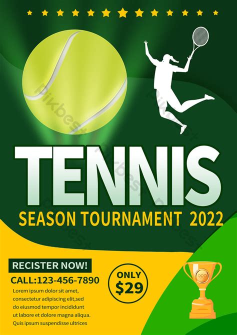 Free Tennis Flyer Template