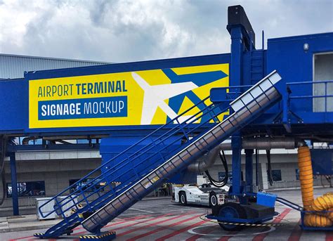 Download Free Terminal Mockup PSD Object Mockups