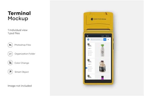 Download Free Terminal Mockup PSD TIFF Files PSD Files