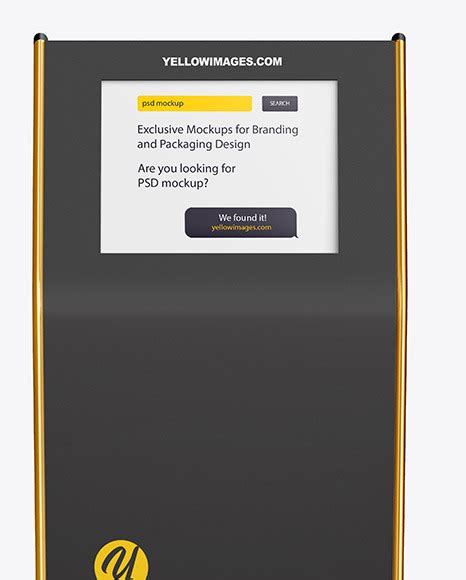 Download Free Terminal with Metallic Racks Mockup PSD PSD Yellowimages