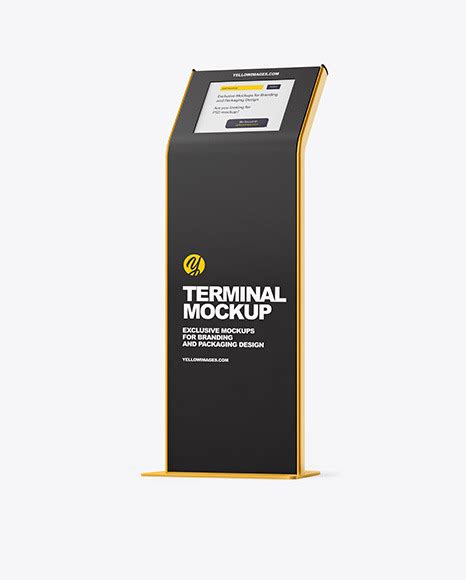 Download Free Terminal with Metallic Racks Mockup PSD PSD Yellowimages PSD Files