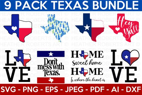 Download Free Texas SVG Bundle - 25 Designs Commercial Use
