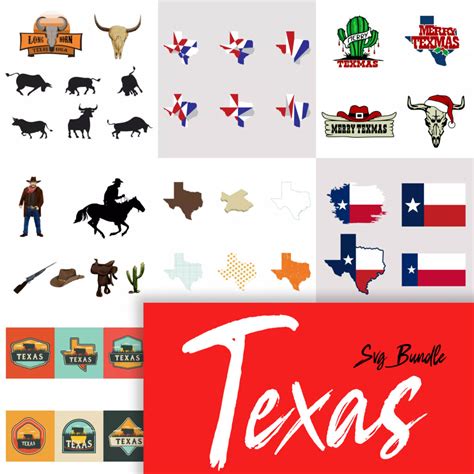 Download Free Texas SVG Bundle - 25 Designs Commercial Use DXF Files
