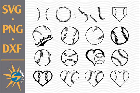 Download Free Texas Softball Baseball SVG, PNG, DXF Digital Files Include DXF Files