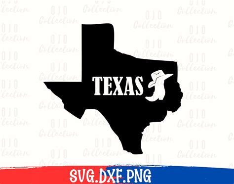 Download Free Texas State Map Cowboy Svg Design Easy Edite