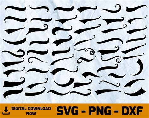 Download Free Text Tails, Swoosh patterned svg cut file Files