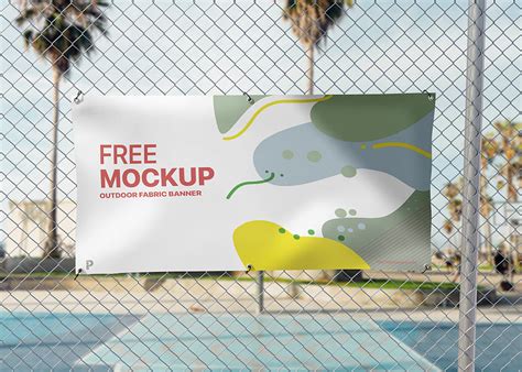 Download Free Textile Fabric Banner Mockup PSD Free Mockups Yellowimages PSD PSD Files