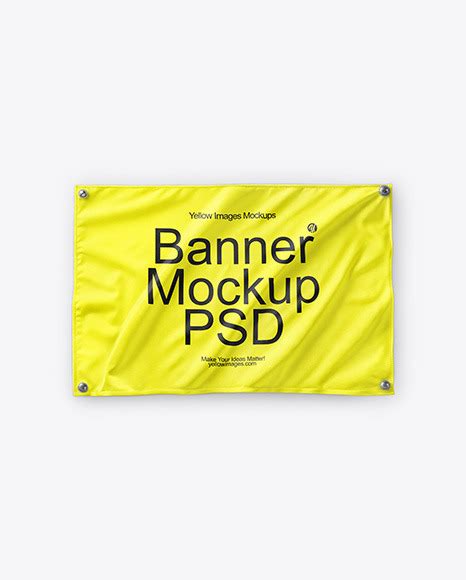 Download Free Textile Fabric Banner Mockup PSD PSD Yellowimages Free PSD Mockups