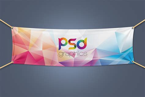Download Free Textile Fabric Banner Mockup PSD Placeit PSD Files