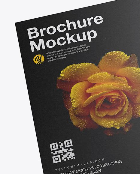 Download Free Textured A5 Invitation Brochure Mockup PSD Generator