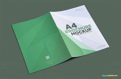 Download Free Textured Brochure Mockup PSD TIFF Files