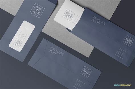 Download Free Textured Envelope Mockup PSD Yellowimages