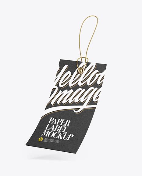 Download Free Textured Hang Tag Label Mockup PSD Free Mockups Yellowimages PSD PSD Files