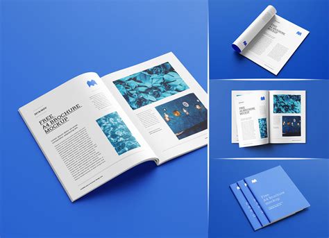 Download Free Textured Magazine Mockup PSD TIFF Files PSD Files