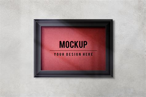 Download Free Textured Photo Frame Mockup PSD Generator