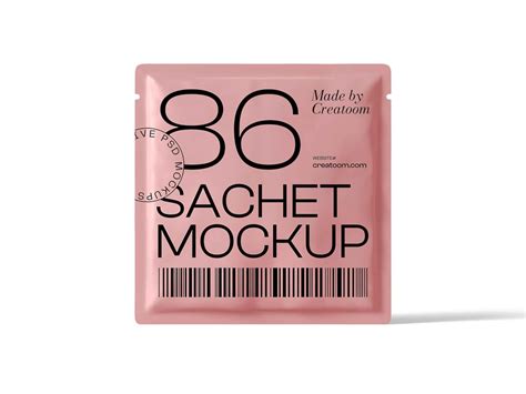 Download Free Textured Sachet Mockup PSD Generator