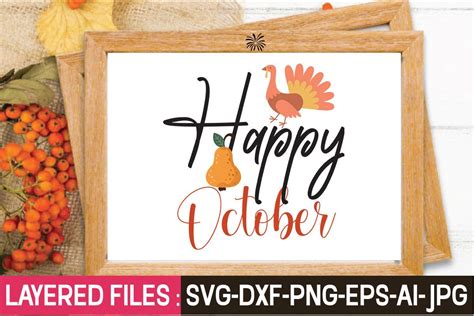 Download Free Thank God For October SVG Cut File Files Free PSD Mockups