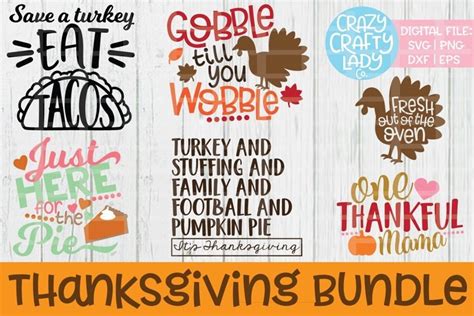 Download Free Thanksgiving Bundle, SVG Files, DXF Files, Cuttable Files DXF Files