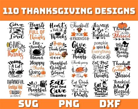 Download Free Thanksgiving SVG pack Commercial Use
