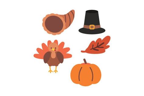 Download Free Thanksgiving Set Cut File Commercial Use