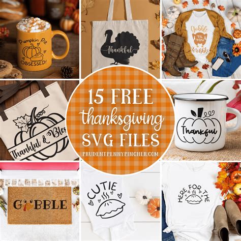 Download Free Thanksgiving Set Cut File Cricut SVG For Crafts