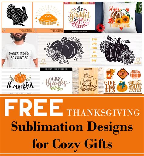 Download Free Thanksgiving Set Cut File Files For Crafts