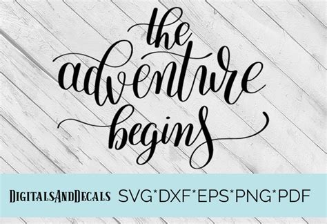 Download Free The Adventure Begins Cutting Design Files