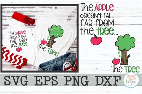 Download Free The Apple doesn't fall far from the Tree.... The Tree Cricut SVG