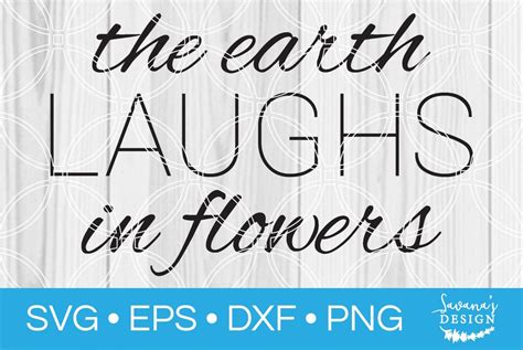 Download Free The Earth Laughs In Flowers DXF Files