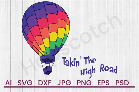 Download Free The High Road - SVG File, DXF File Creativefabrica