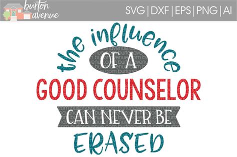 Download Free The Influence of a Good Counselor SVG Cut File Commercial Use Free PSD Mockups