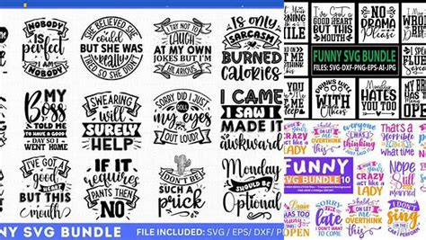 Download Free The Laughter Bundle - SVG cut files Commercial Use DXF Files