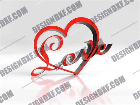 Download Free The Love Between ... Design Files DXF Files