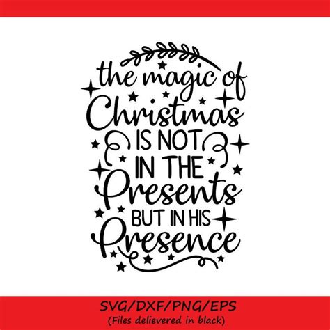 Download Free The Magic Of Christmas In His Presence Files DXF Files